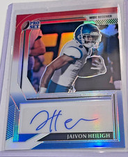 JAIVON HEILIGH /10 RWB PRIZM ROOKIE AUTO 2022 LEAF PRO SET CINCINATTI BENGALS