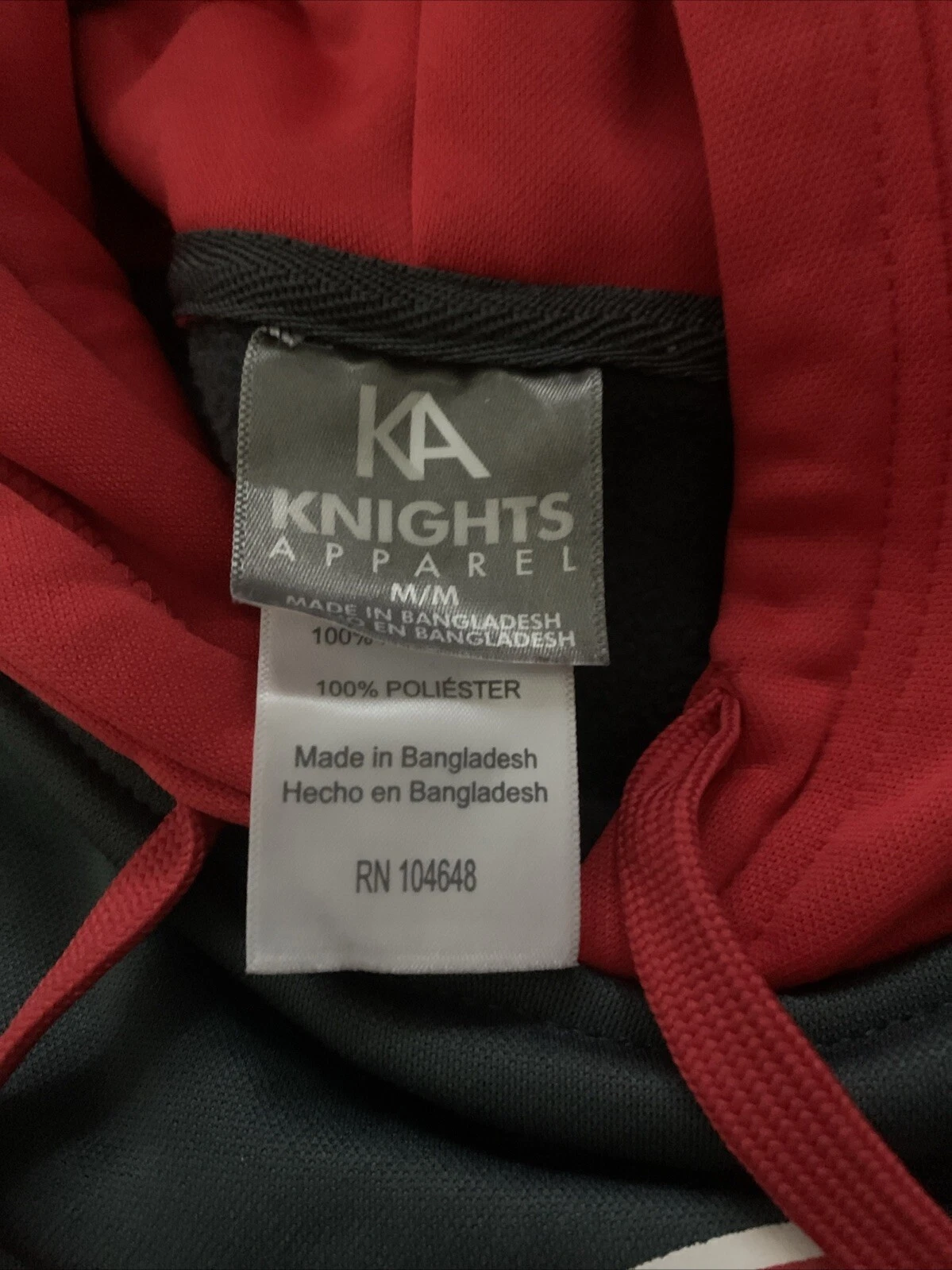 VETEMENTS Felpa con cappuccio Wisconsin Badgers taglia M