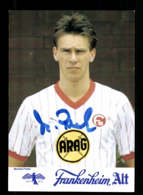 Michael Preetz Autogrammkarte Fortuna Düsseldorf 1986-87 Original Signiert