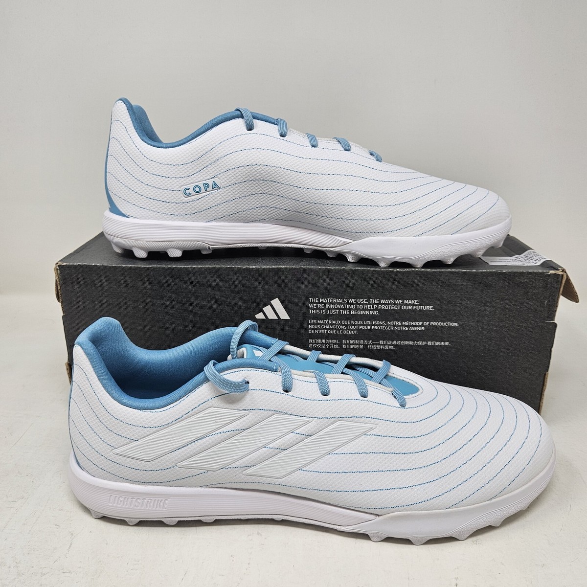 Mens Adidas Parley Copa Pure.3 TF Turf Soccer Shoes Cleats