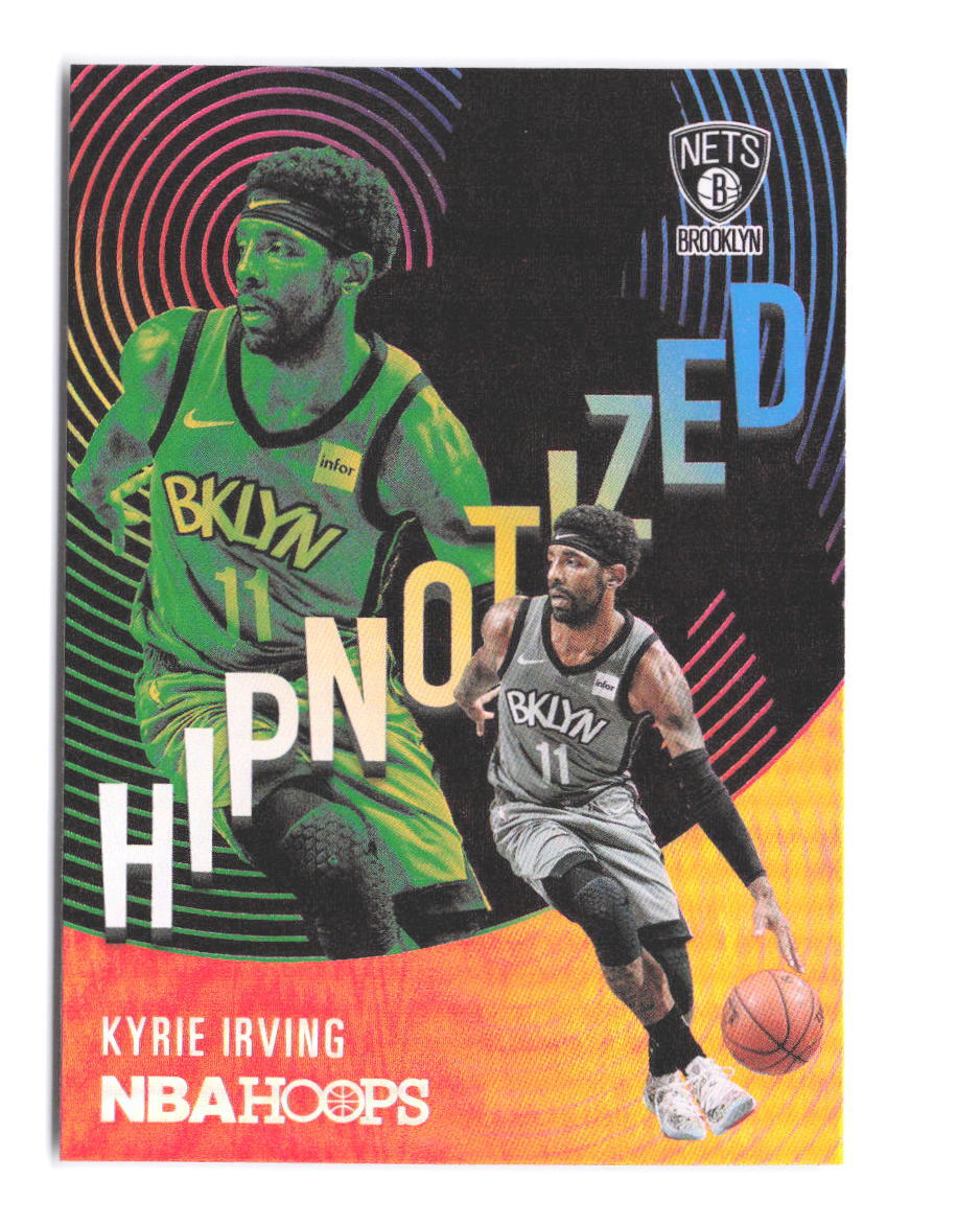 2020-21 Hoops Kyrie Irving Hipnotized 1 Insert Brooklyn Nets