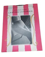 Victoria Secret Lasting Luxuries Pantyhose Large Color Almost Black Control Top
