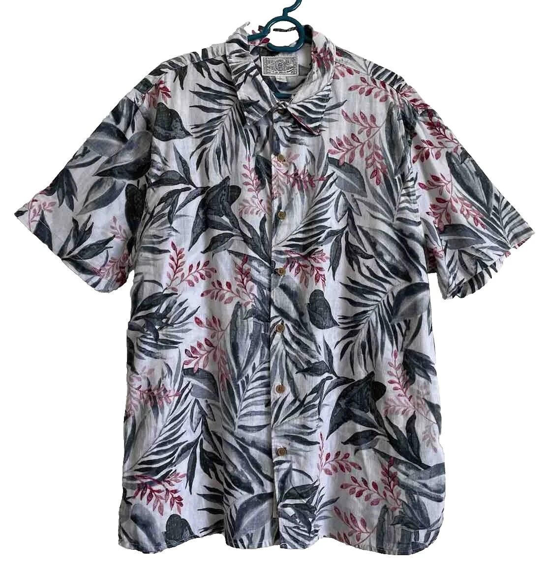 Botón informal hawaiana Lucky Brand Floral-Down Shirts for Men