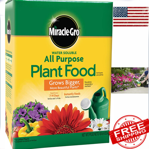 10Lb Miracle Gro Grow Houseplant Flowers Vegetable Garden