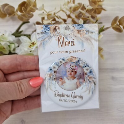 Baby Boy Ref Magnet Souvenir For Christening Baptism Gifts For - Main Image