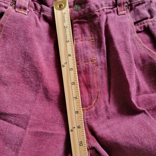 Vintage 90's Girls Jeans Size 16 Reg - Gitano - Red - New Old Stock - Picture 13 of 20