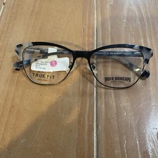 Brand New True Religion Maya Black Eyeglass Frames 55 16 145 B-23