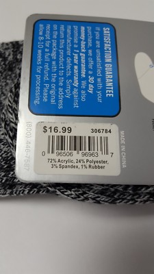 New ~ Finish Line Sport Fusion Knee High Socks Cream/Blk - 2 pair