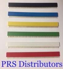12pcs 40 Pin Female Header for PCB Arduino 2.54mm 0.1" Pitch Choose your colors