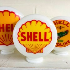 Shell circa 1948 Mini Gas Pump Globe, Shell Oil and Petrol Memorabilia