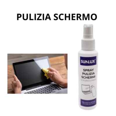 Spray pulizia schermi e tastiere, Flacone da 250 ml - Prodotti Pulizia Computer