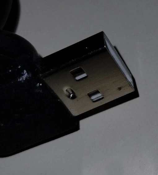 Lámpara de Sal del Himalaya USB, Lámpara Bombilla LED Cambiante Multicolor, Lámpara de Sal Foto 2 de 2