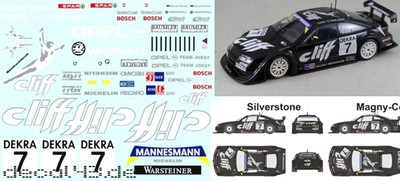 1/43 Decal Opel / Vauxhall Calibra 'Cliff' ITC 1996 Silverstone / N'ring / Magny