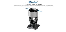   Leofoto USA  Leofoto FA-09 Hot Shoe 1/4" Tilting Cold Shoe Flash Adapter Tripod