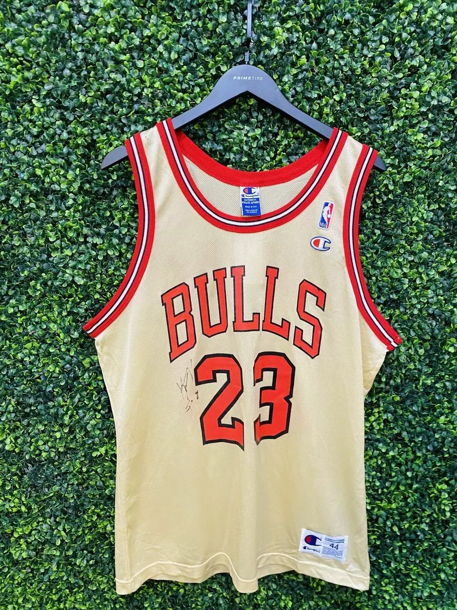 Vintage Gold Champion Michael Jordan Chicago Bulls Basketball