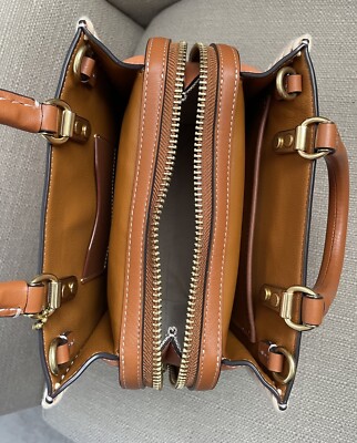 Coach Rogue 20 Bag With Crochet Colour Faded Orange new without