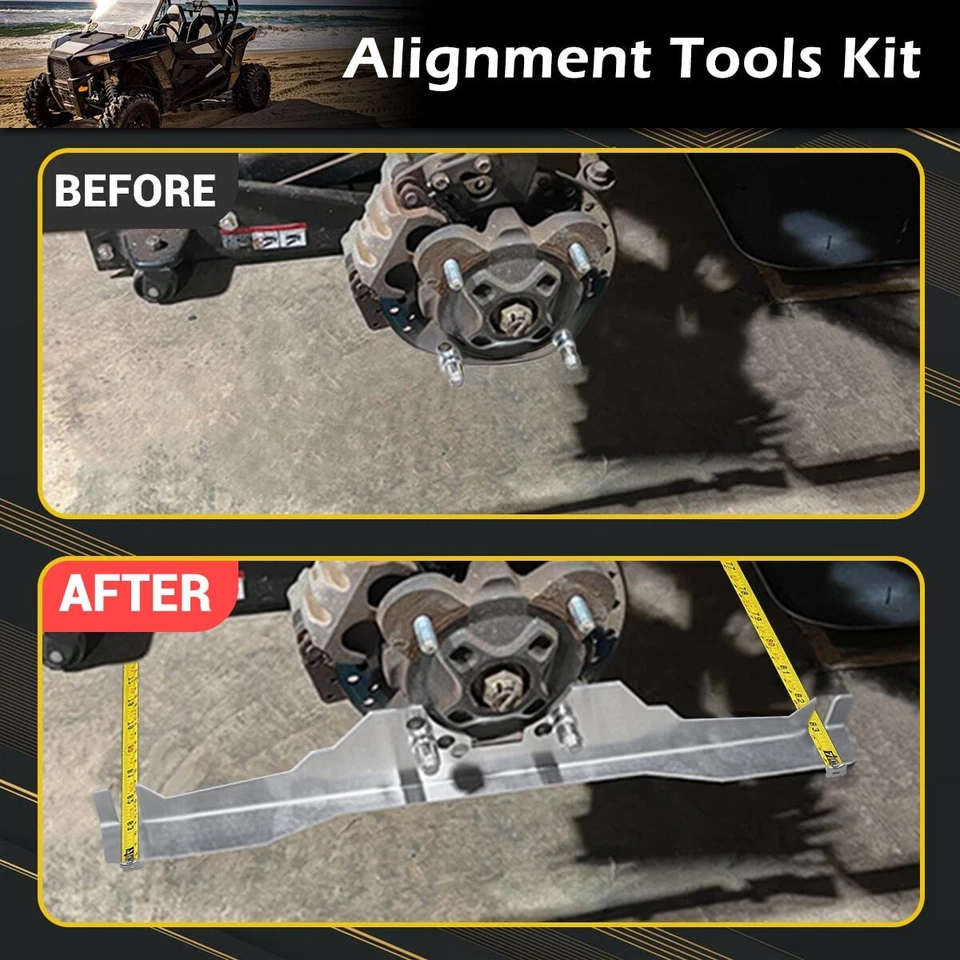 2PCS UTV Front Alignment Tool For Honda Pioneer SXS700 SXS1000 SXS500 Big Red US Foto 2 de 4
