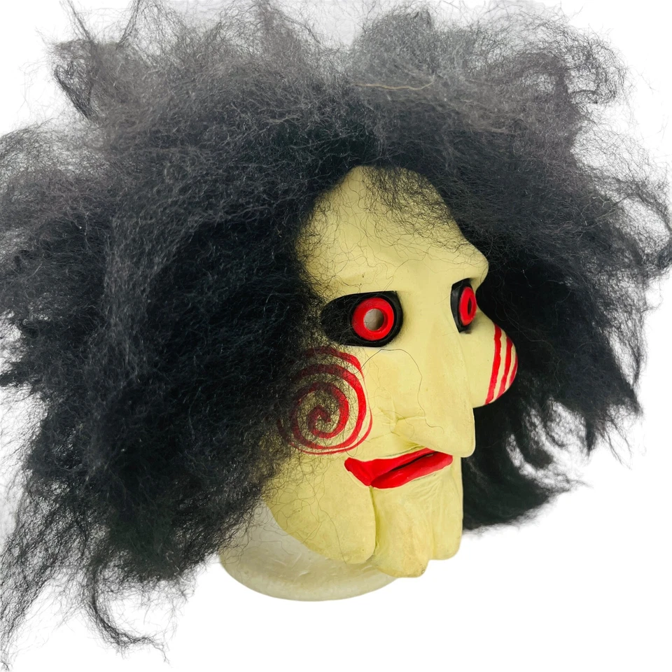SAW Billy Puppet - Moving Mouth Mask Latex Costume Mask Adult Halloween - Image 3 of 4