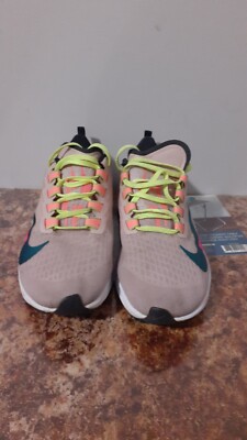 Nike Air Zoom Pegasus 37 Women Sz 8 Running Athletic Shoe Sneaker Neon Pink Teal