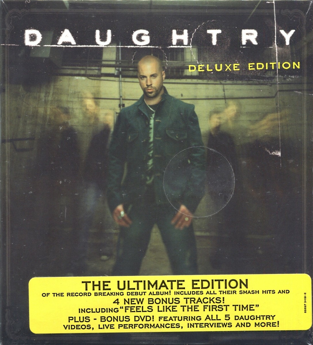 DAUGHTRY Deluxe Edition CD+DVD SET Feels Like the First Time