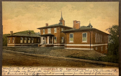 Clearfield PA View of Clearfield Hospital SHIPS FREE | eBay