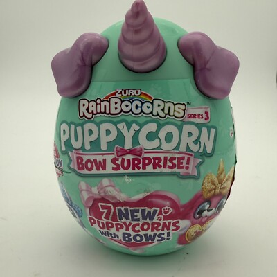 SURU Rainbocorns Puppycorn Bow Surprise Plush Stuffed Animal Series Collectible