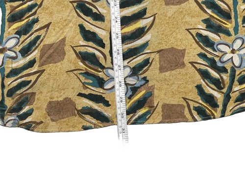 VINTAGE Jams World Abstract Floral Hawaiian Camp Shirt Men's Size Large Jams3 - Picture 6 of 6