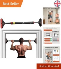 Fall-Proof Door Frame Chin Up Bar - Adjustable Length, Sweat-Resistant Grip