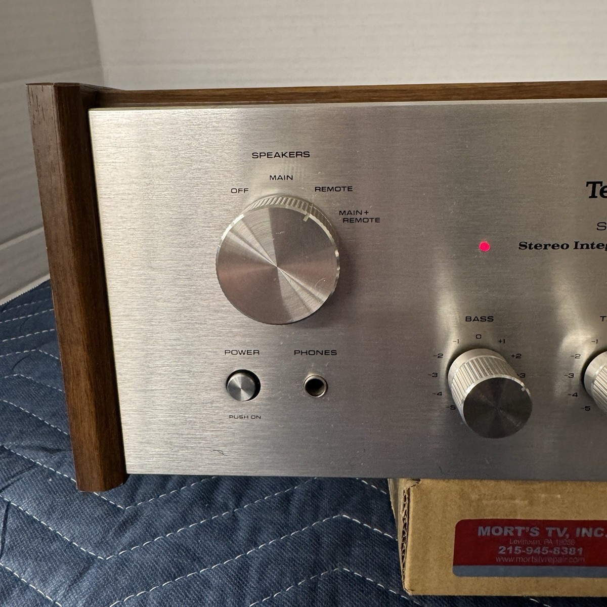 【動作確認済】テクニクス SU-7600 アンプ本体 TECHNICS SU-7600 VINTAGE INTEGRATED AMPLIFIER - SERVICED - CLEANED