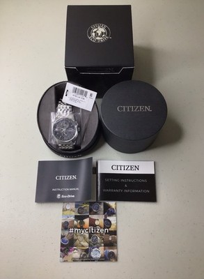 Citizen Eco-Drive World Chronograph A-T Atomic Watch AT8110-53E
