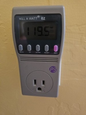P3 International P4460 Kill A Watt EZ Electricity Usage Monitor, Grey Free Ship.