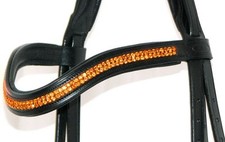 FSS 2 rangées FORME COURBE BREVET cristal Bling sourcil annonce personnalisée endurostorm