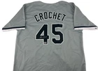 Garrett Crochet Signed Autographed Gray Jersey Beckett COA Pitcher!