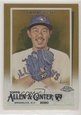2020 Topps Allen & Ginter Chrome Gold Refractor 45/50 Shun Yamaguchi #216 1u6