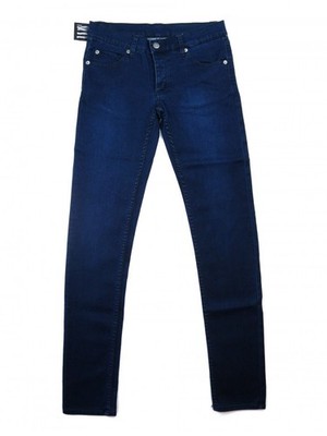 Cheap Monday Unisex Jeans Super Stretch Narrow Blau Knöpfe