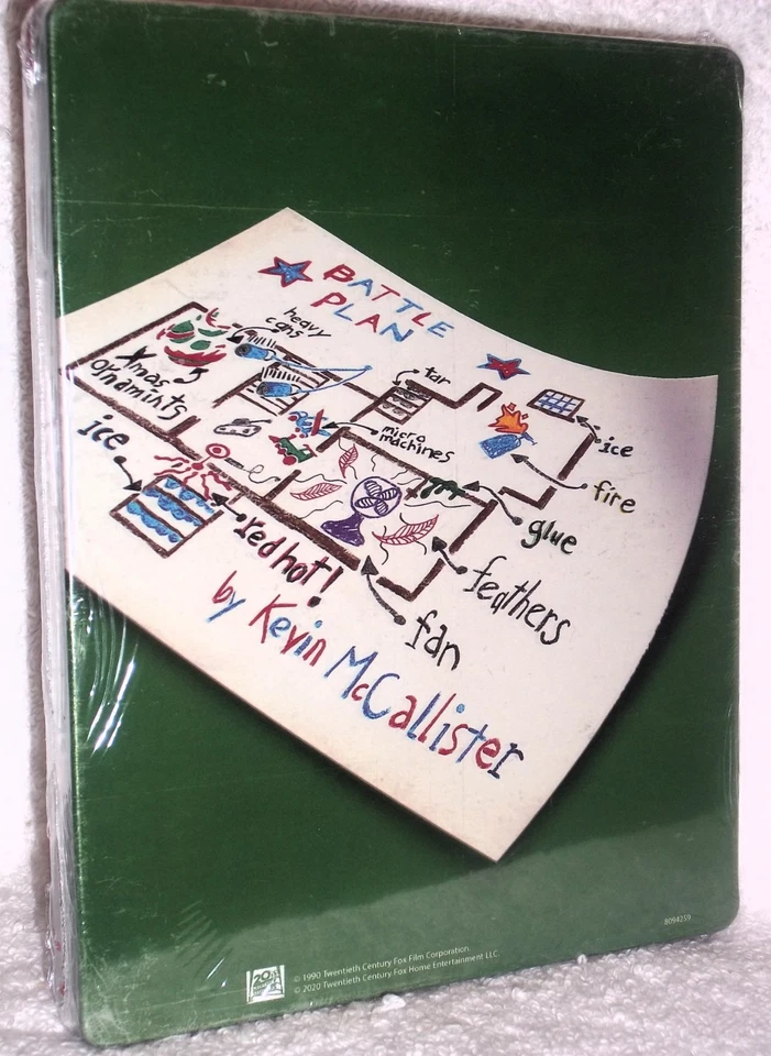 Home Alone (4K/Blu-ray, 2020 STEELBOOK) Macaulay Culkin christmas classic comedy Foto 3 de 4