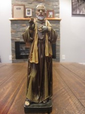 Statua 8"H Padre Pio San Pio da Pietrelcina Santa Statuina Decorazione Camera