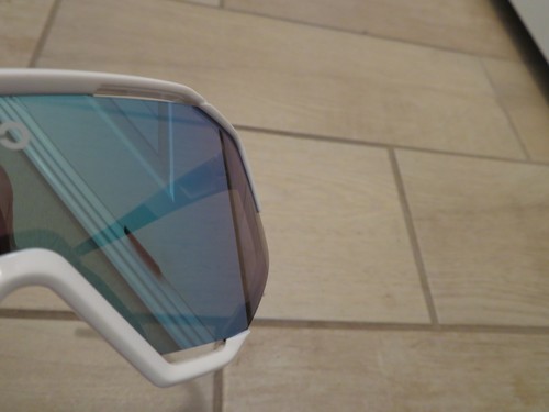 KOO Demos Cycling Sports Sunglasses Zeiss White Frame / Turquoise Mirror Lens - Picture 10 of 18