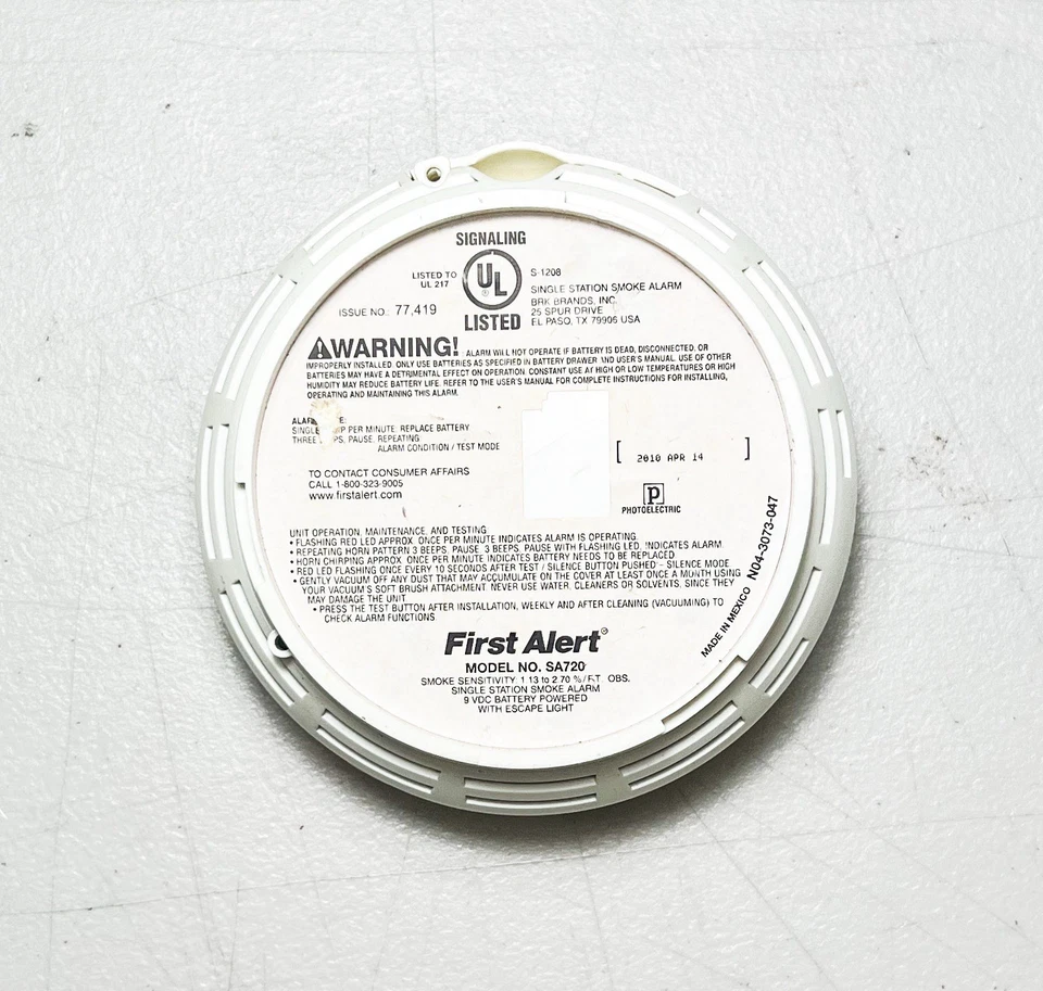 FIRST ALERT Model SA320 Dual-Sensor Smoke & Fire Alarm - Image 2 of 2