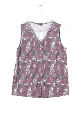 Street One Top Pailletten D 38 burgundy smaragdgrün
