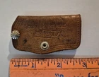 Leather Chevy Key Case Key Ring Key Chain Accessory Truck Impala Camaro Nova SS