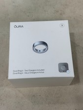 Oura Ring 4 Smart Ring 4th Gen. Size 9 / Silver Activity Tracker