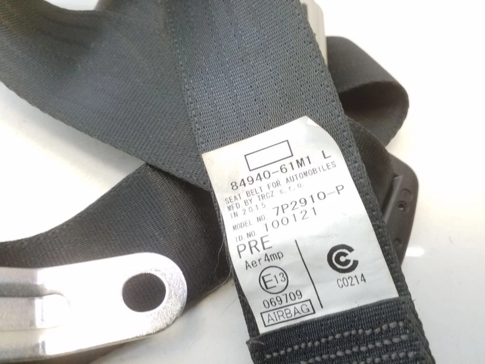 Cinturón seguridad delantero izquierdo suzuki sx4 s-cross 2018 8494061m1 bos117985 Foto 3 de 4