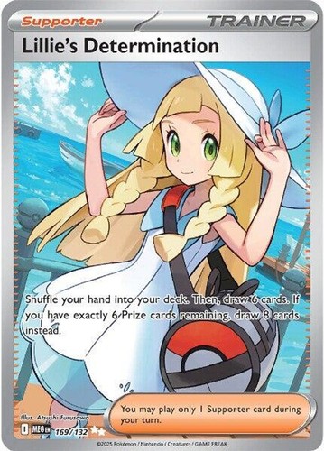 Lillie's Determination Holofoil 169/132 Mega Evolution