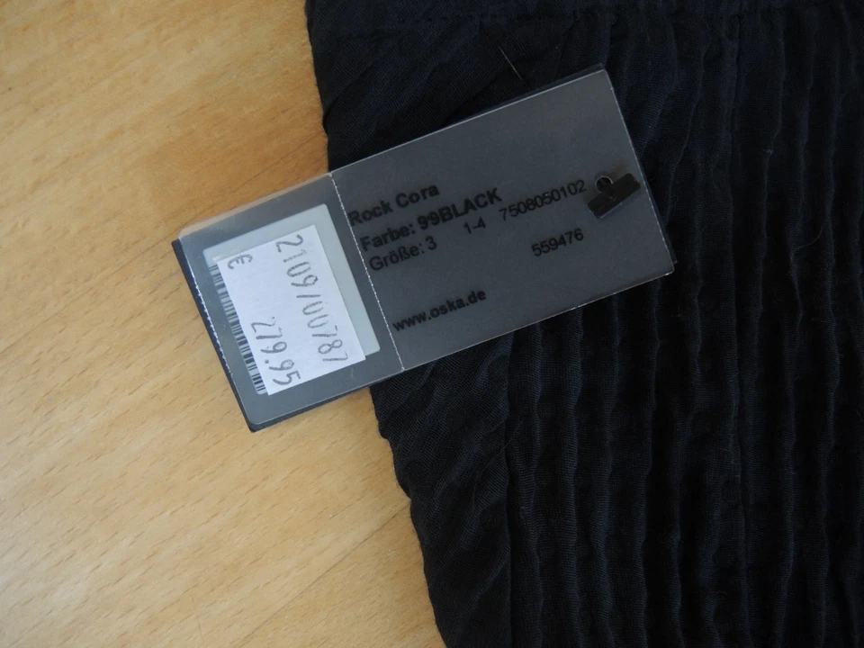 OSKA langer eleganter Designer-Rock  Gr.III 40/42 L neu! - Bild 3 von 4