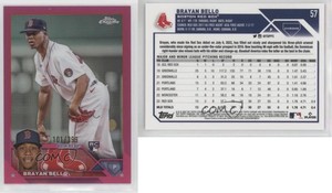 2023 Topps Chrome Magenta Refractor /399 Brayan Bello #57 Rookie RC