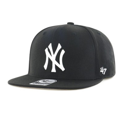 '47 Brand MLB New York Yankees No Shot Cap CAPTAIN Black (BK) Basecap NY Logo
