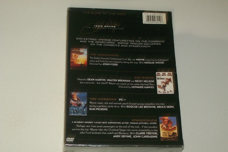 John Wayne - The Signature Collection (DVD, 2004, 4-Disc Set) Brand New - Image 2 of 3