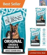 6kg Hypoallergenic Dog Food for Adult & Senior Dogs - Chicken and Brown Rice 7.50 per kilo
