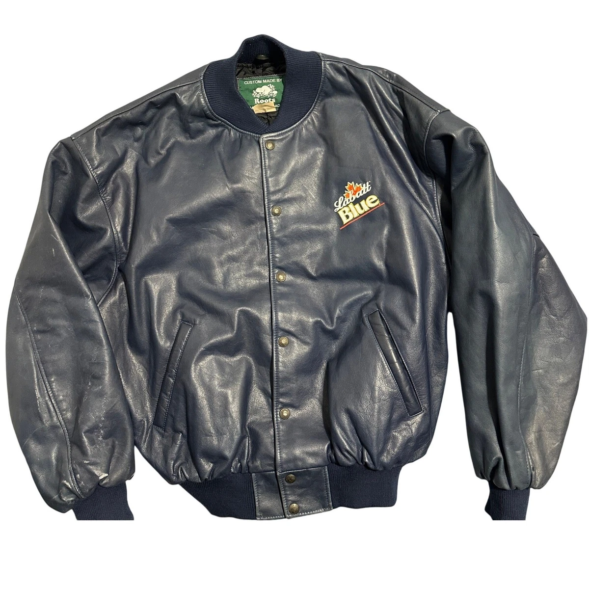 roots leather jacket products for sale | eBay